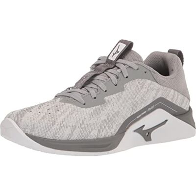 Mizuno Zapatillas de Entrenamiento Cruzado Ts-01 para Mujer, Gris- Blanco, 38.5 EU Mizuno Zapatillas de Entrenamiento Cruzado Ts-01 para Mujer, Gris- Blanco, 38.5 EU
