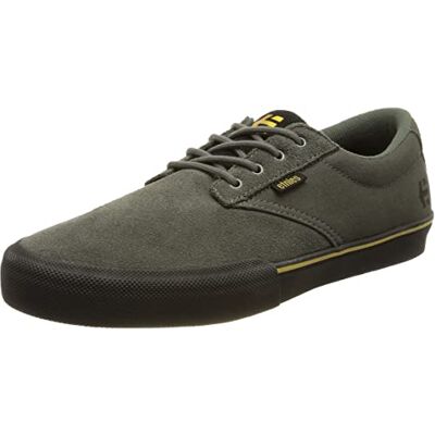 Etnies Jameson Vulc, Zapatillas de Skate para Hombre, Gris Negro Oro, 43 EU Etnies Jameson Vulc, Zapatillas de Skate para Hombre, Gris Negro Oro, 43 EU