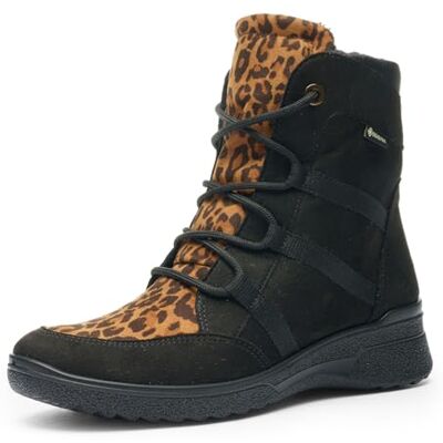 ARA Botín p mujer München-GTX, negro, Nuts, 41 EU ancho, Negro Tuercas, 41 EU Ancho ARA Botín p mujer München-GTX, negro, Nuts, 41 EU ancho, Negro Tuercas, 41 EU Ancho