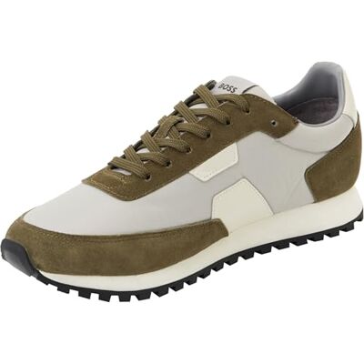 Boss Hombre Parkour-l Runn Nybsd Trainers, Verde Abierto., 40 EU Boss Hombre Parkour-l Runn Nybsd Trainers, Verde Abierto., 40 EU