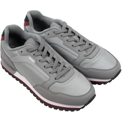 Boss Parkour-l_Runn_txhf, Entrenadores Hombre, Gris Claro, 46 EU Boss Parkour-l_Runn_txhf, Entrenadores Hombre, Gris Claro, 46 EU