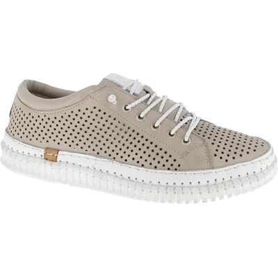 Andrea Conti Zapatillas Bajas para Mujer, Color Topo/Blanco, Talla 40 EU Andrea Conti Zapatillas Bajas para Mujer, Color Topo/Blanco, Talla 40 EU