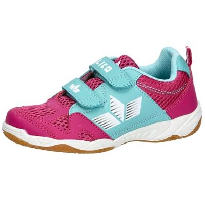 Lico Sport V Zapatillas de Deporte (35 UE), Color Rosa, Turquesa y Blanco Lico Sport V Zapatillas de Deporte (35 UE), Color Rosa, Turquesa y Blanco