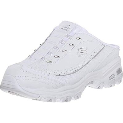 Skechers D'lites Bright Sky Blanco/Plata - Zapatillas Skechers D'lites Bright Sky Blanco/Plata - Zapatillas