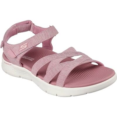Skechers GO WALK FLEX SANDAL SUBLIME, Sandalias deslizantes Mujeres, Purple, Skechers GO WALK FLEX SANDAL SUBLIME, Sandalias deslizantes Mujeres, Purple,