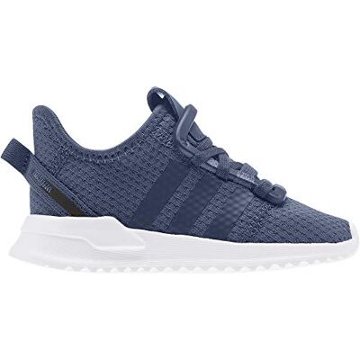 Adidas , Zapatillas de Atletismo Unisex niños, Azul Marino/Negro/Blanco, 27 EU Adidas , Zapatillas de Atletismo Unisex niños, Azul Marino/Negro/Blanco, 27 EU