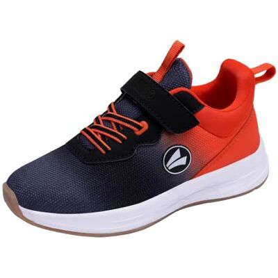 JAKO J-TF Quick Ev, Zapatillas Deportivas Unisex niños, Jet Black Neon Orange, 28 EU JAKO J-TF Quick Ev, Zapatillas Deportivas Unisex niños, Jet Black Neon Orange, 28 EU