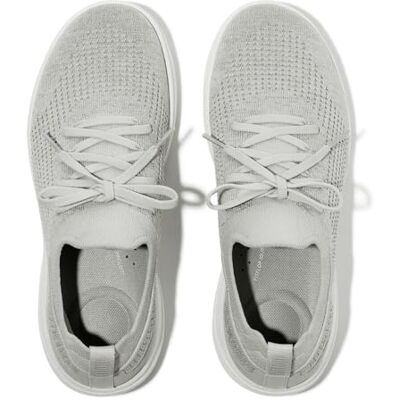 Fitflop Super-Q Knit Slip-ON Tenis con Cordones para Mujer, Color Gris ártico/Plateado, Talla 8 de Reino Unido, Gris ártico y Plateado, 42 EU Fitflop Super-Q Knit Slip-ON Tenis con Cordones para Mujer, Color Gris ártico/Plateado, Talla 8 de Reino Unido, Gris ártico y Plateado, 42 EU