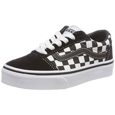 Vans Ward, Zapatillas Unisex niños, Black and True White, 36 EU Vans Ward, Zapatillas Unisex niños, Black and True White, 36 EU