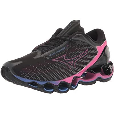 Mizuno Wave Prophecy 12 Tenis de Correr para Mujer, Negro ostra, 41 EU Mizuno Wave Prophecy 12 Tenis de Correr para Mujer, Negro ostra, 41 EU