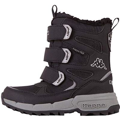 Kappa VIPOS Tex K Unisex Kids, Zapatillas para Correr de Carretera, Negro (1115 Black/Silver), 27 EU Kappa VIPOS Tex K Unisex Kids, Zapatillas para Correr de Carretera, Negro (1115 Black/Silver), 27 EU