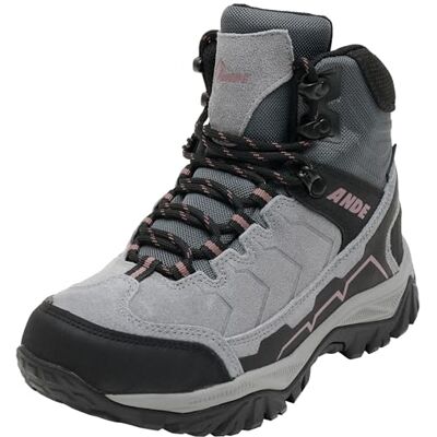 Ande Hiker High WP, Zapatillas para Carreras de montaña Mujer, Gris Claro Malva, 40 EU Ande Hiker High WP, Zapatillas para Carreras de montaña Mujer, Gris Claro Malva, 40 EU