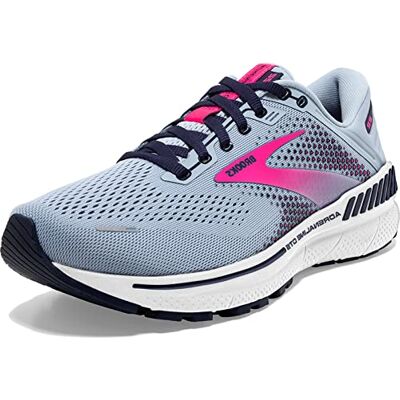 Brooks Adrenaline Gts 22, Zapatillas Mujer, Gris (Azul Kentucky Blue Peacoat Pink), 36.5 EU Brooks Adrenaline Gts 22, Zapatillas Mujer, Gris (Azul Kentucky Blue Peacoat Pink), 36.5 EU