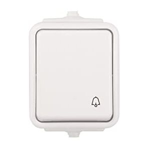 Schneider Electric Wnt101C01 Botón de Timbre Blanco Impermeable - Botón de Timbre Schneider Electric Wnt101C01 Botón de Timbre Blanco Impermeable - Botón de Timbre