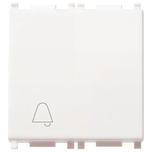 Vimar Pulsador 1 polo 10a timbre 2 módulo blanco Vimar Pulsador 1 polo 10a timbre 2 módulo blanco