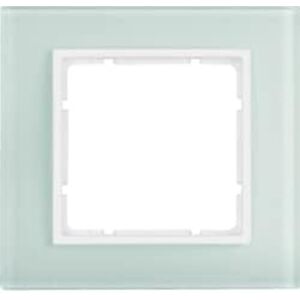 Hager Berker marco 1 elemento cristal blanco polar Ref. 6512010001 Hager Berker marco 1 elemento cristal blanco polar Ref. 6512010001