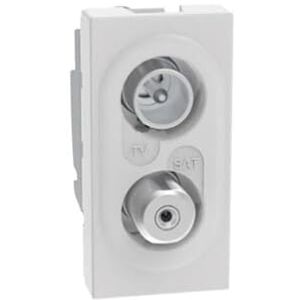 Enchufe TV Sat Blanco BTicino JW4214D - Directo 1 Módulo Enchufe TV Sat Blanco BTicino JW4214D - Directo 1 Módulo