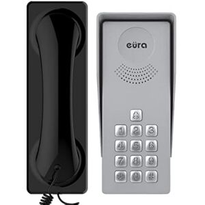 EURA Adp-36A3 Ingresso Nero Interfono, Color Negro EURA Adp-36A3 Ingresso Nero Interfono, Color Negro