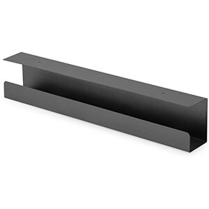 Digitus Carril de gestión de Cables Montaje Debajo de la Mesa para Cables, regletas de enchufes gestión de Cables, Soporte de Cables, Bandeja de Cables 60 x 7,6 x 11,4 cm Negro Digitus Carril de gestión de Cables Montaje Debajo de la Mesa para Cables, regletas de enchufes gestión de Cables, Soporte de Cables, Bandeja de Cables 60 x 7,6 x 11,4 cm Negro