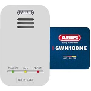 ABUS Detector de gas GWM100ME para calderas gas natural (metano) / gas ciudad volumen de alarma: 85 dB blanco ABUS Detector de gas GWM100ME para calderas gas natural (metano) / gas ciudad volumen de alarma: 85 dB blanco