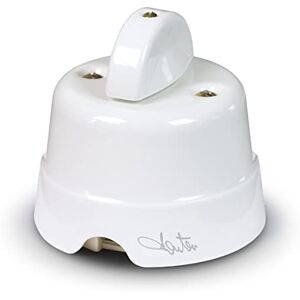 Fanton 84001 Interruptor de pared 10AX 250V soporte cerámico Fanton 84001 Interruptor de pared 10AX 250V soporte cerámico
