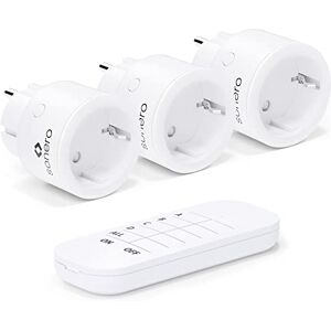 Sonero ® Juego de enchufes inalámbricos de 2300 vatios 1 Control Remoto, 3 enchufes Interiores, Alcance de 30 m, diseño Compacto, Blanco Sonero ® Juego de enchufes inalámbricos de 2300 vatios 1 Control Remoto, 3 enchufes Interiores, Alcance de 30 m, diseño Compacto, Blanco