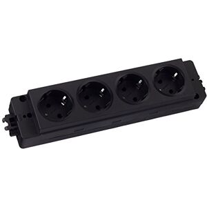 EVOline Modelo Express Regleta de enchufes - 4 Tomas, Negro EVOline Modelo Express Regleta de enchufes - 4 Tomas, Negro
