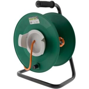 Zenitech Enrollador de jardín vacío precableado en 3G1,5 mm² 70cm para ampliación de jardín con disyuntor térmico Zenitech Enrollador de jardín vacío precableado en 3G1,5 mm² 70cm para ampliación de jardín con disyuntor térmico