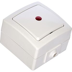 Kopp Interruptor estanco, color: blanco Kopp Interruptor estanco, color: blanco