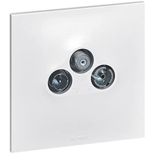 Toma de corriente Legrand Neptune - TV, FM, SAT - 3 Tomas Toma de corriente Legrand Neptune - TV, FM, SAT - 3 Tomas