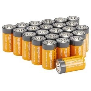 Baterías alcalinas diarias Amazon Basics - C, 24 unidades Baterías alcalinas diarias Amazon Basics - C, 24 unidades