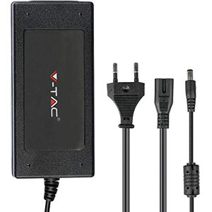 V-TAC Alimentador de plástico de 78 W Alimentado a 24 V con Jack 2,1 Color Negro IP44 V-TAC Alimentador de plástico de 78 W Alimentado a 24 V con Jack 2,1 Color Negro IP44