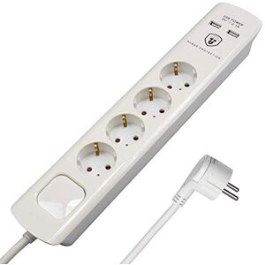 FeinTech Modelo MD000432 Toma de corriente - 4 enchufes FeinTech Modelo MD000432 Toma de corriente - 4 enchufes