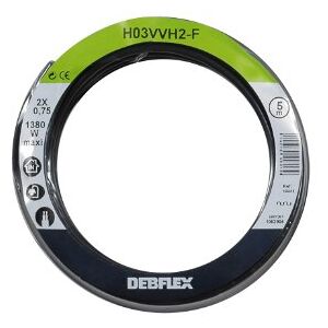 Cable flexible Debflex H03VVH2-F 2x0.75mm² - Cable Cable flexible Debflex H03VVH2-F 2x0.75mm² - Cable