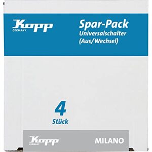 Kopp Interruptor 4X Milano Color Blanco Kopp Interruptor 4X Milano Color Blanco