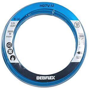 DEBFLEX Bobina (HO7V-U 2,5, 10 m), color azul DEBFLEX Bobina (HO7V-U 2,5, 10 m), color azul