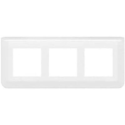 Legrand Placa de acabado mosaico especial renovación 3x2 módulos horizontal blanco Legrand Placa de acabado mosaico especial renovación 3x2 módulos horizontal blanco