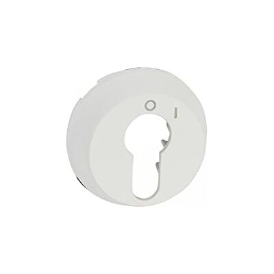 Legrand Céliane Tapacubos para interruptor de llave (2 posiciones), color blanco Legrand Céliane Tapacubos para interruptor de llave (2 posiciones), color blanco