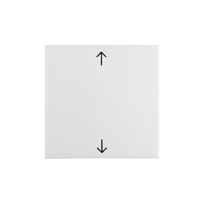 Hager Tecla simple con flecha brillo blanco polar Hager Tecla simple con flecha brillo blanco polar