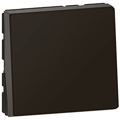 Legrand Interruptor o interruptor de vaico con indicador Mosaic Easy-LED 10A 2 módulos mate-, color negro mate Legrand Interruptor o interruptor de vaico con indicador Mosaic Easy-LED 10A 2 módulos mate-, color negro mate