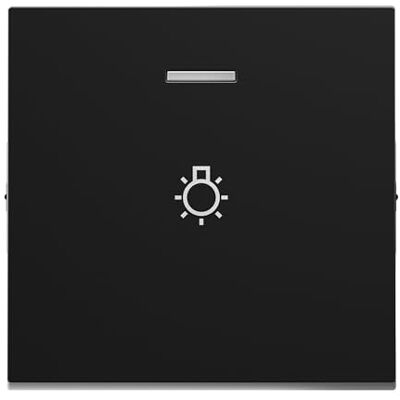 Legrand , SEANO Interruptor basculante con símbolo de luz para interruptor iluminado, pulsador e interruptor de cruz, cubierta de interruptor, placa basculante, color antracita lacado Legrand , SEANO Interruptor basculante con símbolo de luz para interruptor iluminado, pulsador e interruptor de cruz, cubierta de interruptor, placa basculante, color antracita lacado
