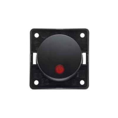 Hager Interruptor bipolar con piloto antracita Hager Interruptor bipolar con piloto antracita
