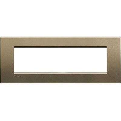 Bticino Legrand livinglight Placa 7 módulos square Bticino Legrand livinglight Placa 7 módulos square