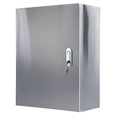 XBTGS Caja eléctrica de acero inoxidable 304 resistente a la intemperie, caja de conexiones de metal para exteriores, caja de proyectos universal con cerradura de seguridad, 1000 x 600 x 300 mm XBTGS Caja eléctrica de acero inoxidable 304 resistente a la intemperie, caja de conexiones de metal para exteriores, caja de proyectos universal con cerradura de seguridad, 1000 x 600 x 300 mm