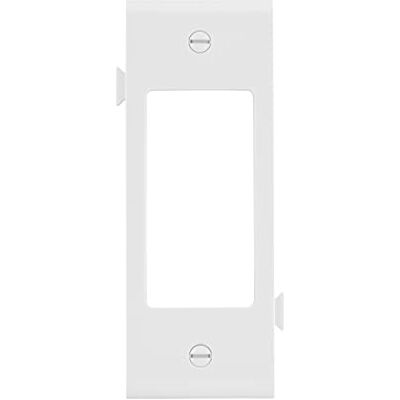 Eaton Cooper Wiring Devices Placa de pared central de policarbonato de 1 banda, seccional, tamaño mediano, color blanco Eaton Cooper Wiring Devices Placa de pared central de policarbonato de 1 banda, seccional, tamaño mediano, color blanco