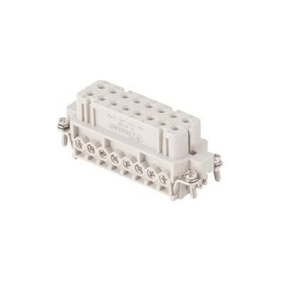 Gewiss Bloque/bloqueo hembra 66x16 16 polos+tierra 16a 250v tornillo con placa Gewiss Bloque/bloqueo hembra 66x16 16 polos+tierra 16a 250v tornillo con placa