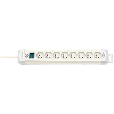 Brennenstuhl Prima pbb8 más de 8 puertos, con el interruptor, 3m h05vv-f 3g1.5, blanco Brennenstuhl Prima pbb8 más de 8 puertos, con el interruptor, 3m h05vv-f 3g1.5, blanco