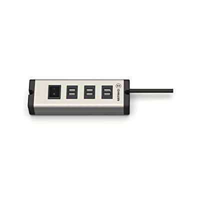 Ehmann Universal Aluminio Multicargador USB 6 Puertos (6.3A), 1.5m Cable de Alimentación, para cargar Smartphone, Tablet, etc. Ehmann Universal Aluminio Multicargador USB 6 Puertos (6.3A), 1.5m Cable de Alimentación, para cargar Smartphone, Tablet, etc.