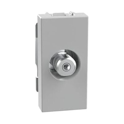 Conector coaxial TV tipo F gris BTicino JG4202F - Conector de TV coaxial Conector coaxial TV tipo F gris BTicino JG4202F - Conector de TV coaxial