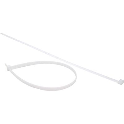 Kopp 50 bridas de 12 x 650 mm, material nailon poliamida 6.6, blanco, resistente a la intemperie, Kopp 50 bridas de 12 x 650 mm, material nailon poliamida 6.6, blanco, resistente a la intemperie,